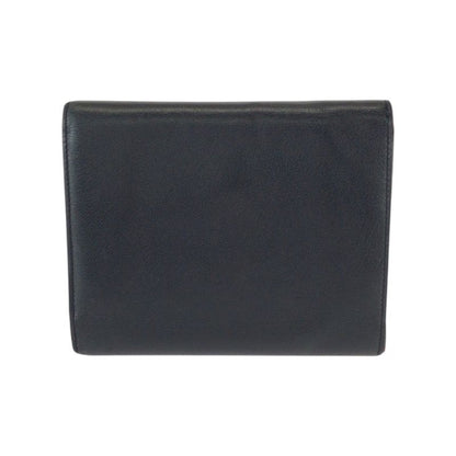 Cartier Must Line Black Leather Folding Wallet Compact