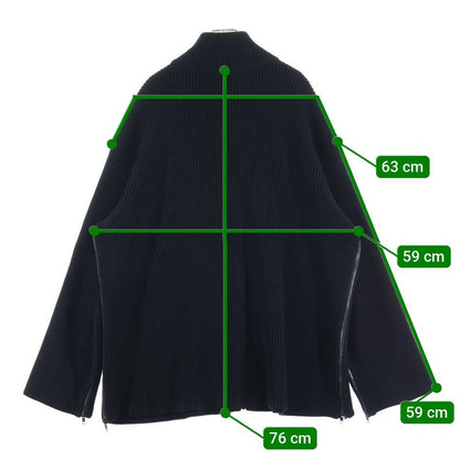Balenciaga Oversized Knit Zip Up Sweater Driver's
