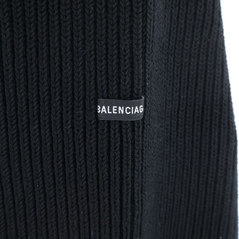 Balenciaga Oversized Knit Zip Up Sweater Driver's