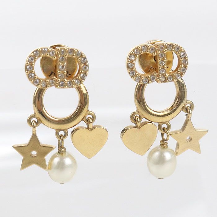 Dior Earrings Metal Gold