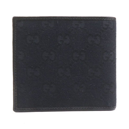 Gucci Bifold Wallet Canvas Black