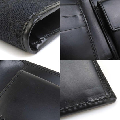 Gucci Bifold Wallet Canvas Black