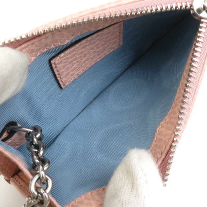 Gucci Coin Case Leather Pink