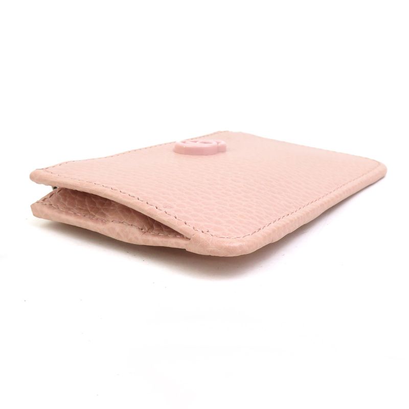 Gucci Coin Case Leather Pink