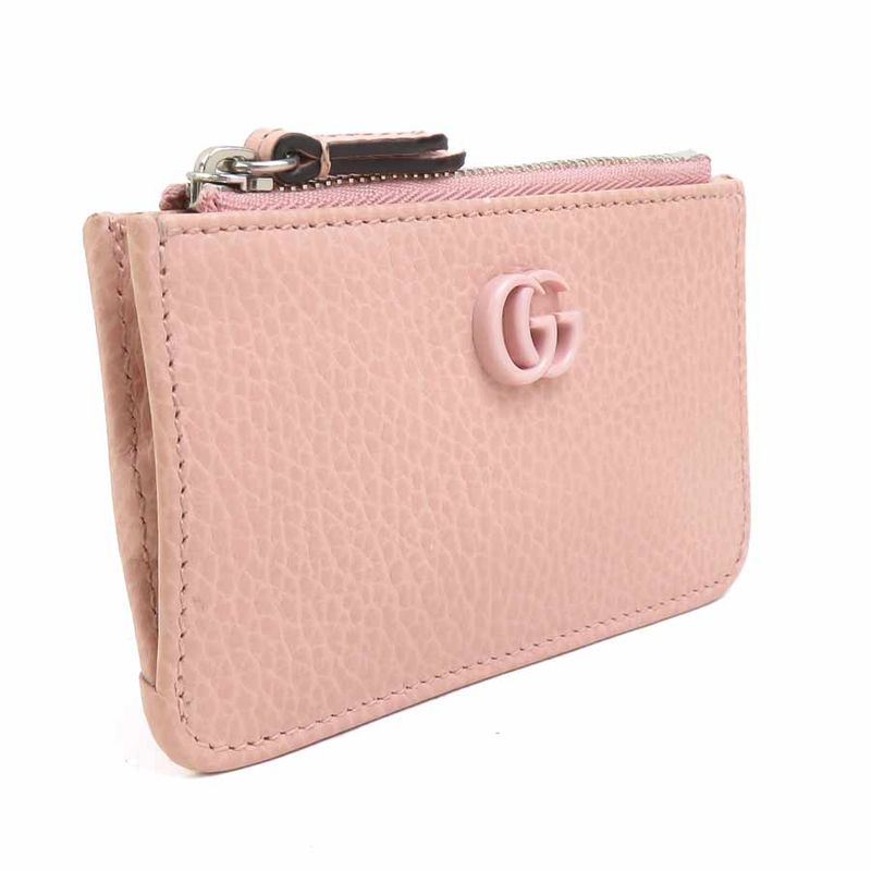 Gucci Coin Case Leather Pink