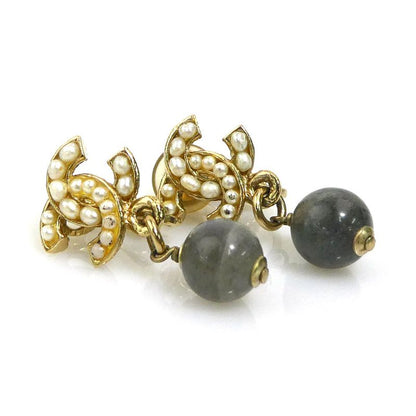Chanel Earrings White