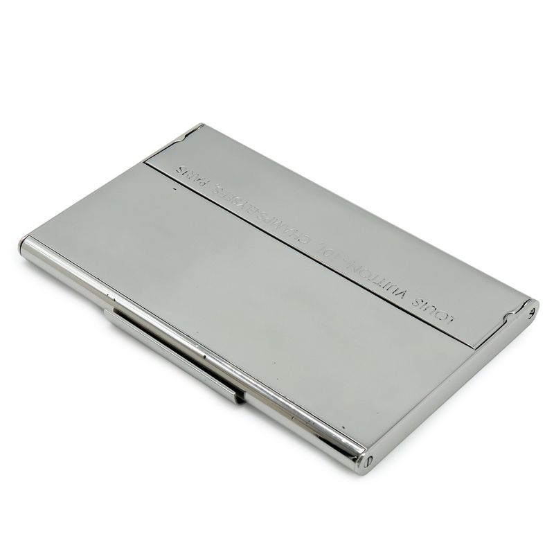 Louis Vuitton Card Holder Chien Zelize Card Case Business Metal