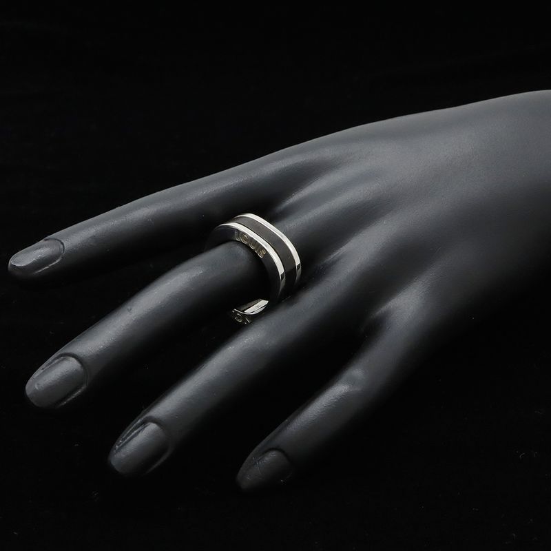 Louis Vuitton Bag Metal Boa Ring Wood Metal Silver M Approx 19