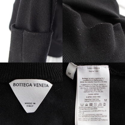 Bottega Veneta Wool Turtle Neck Knit Top Black M