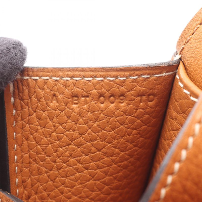 Hermes Handbag Alzan 31 Toffee Leather