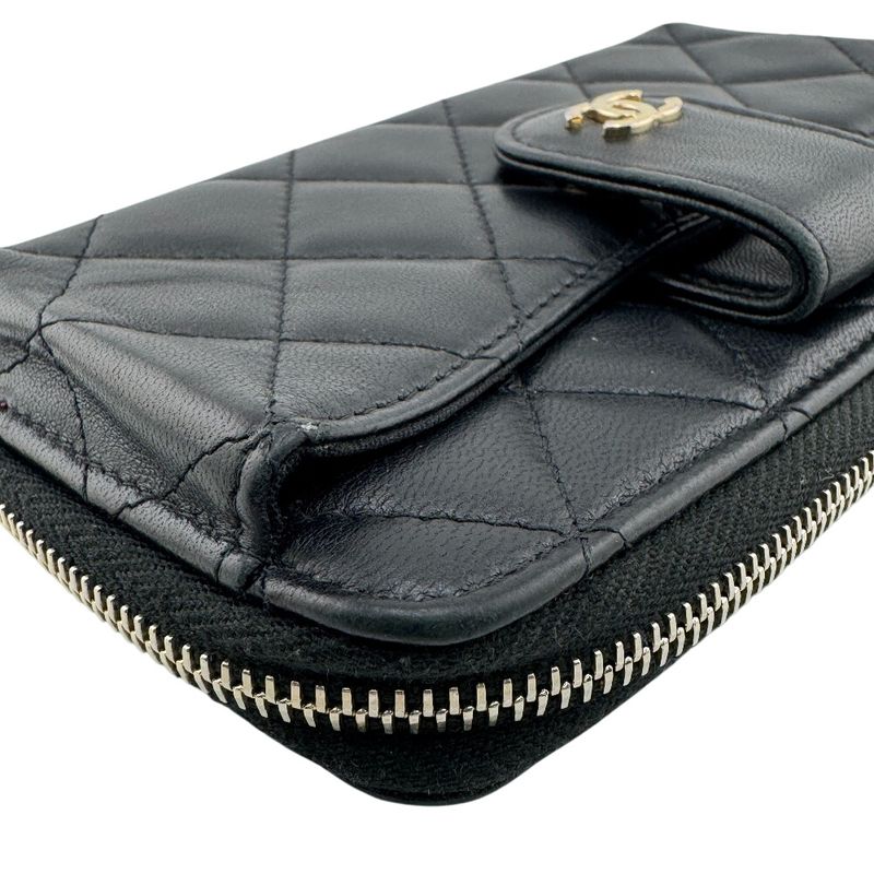 Chanel Multicase Timeless Classic Long Wallet Black