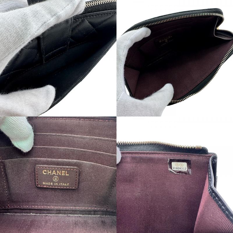 Chanel Multicase Timeless Classic Long Wallet Black