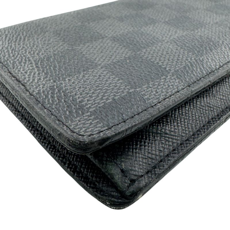 Louis Vuitton Portefeuille Brother Long Wallet Gray