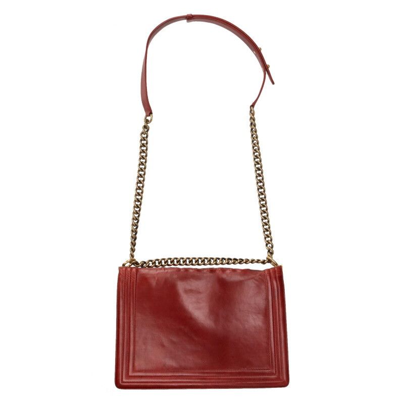 Chanel Beautiful 30 Logo Calfskin Chain Shoulder Bag 30