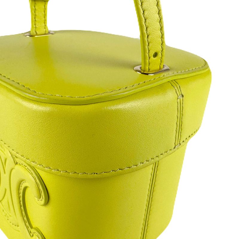 Celine Shoulder Bag Small Box Cuir Triomphe