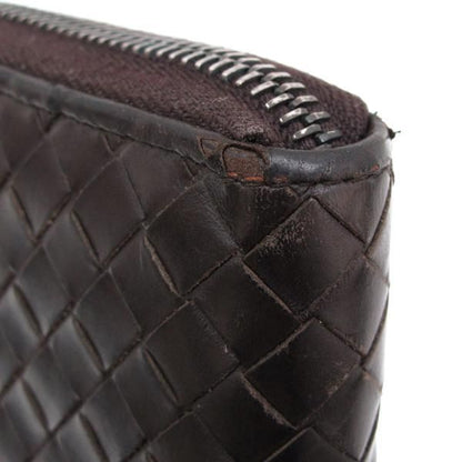 Bottega Veneta Round Zipper Long Wallet