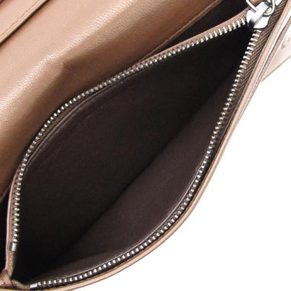 Bottega Veneta Long Wallet Leather Red