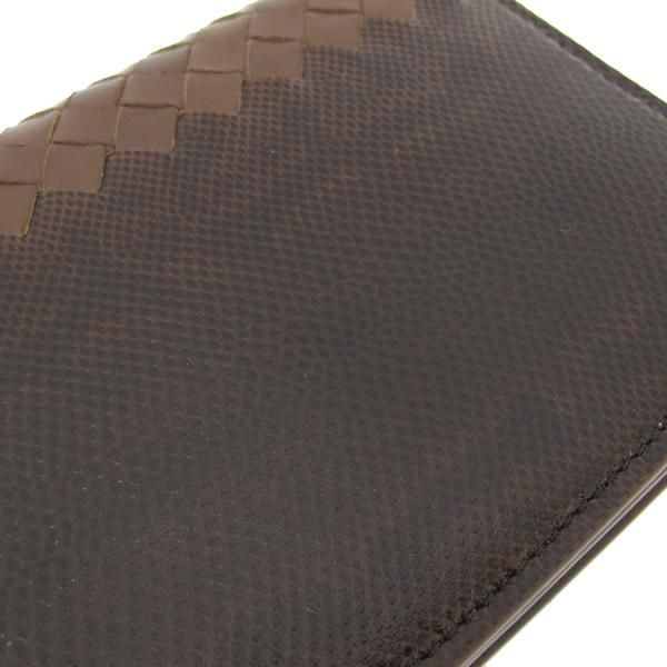 Bottega Veneta Long Wallet Leather Red