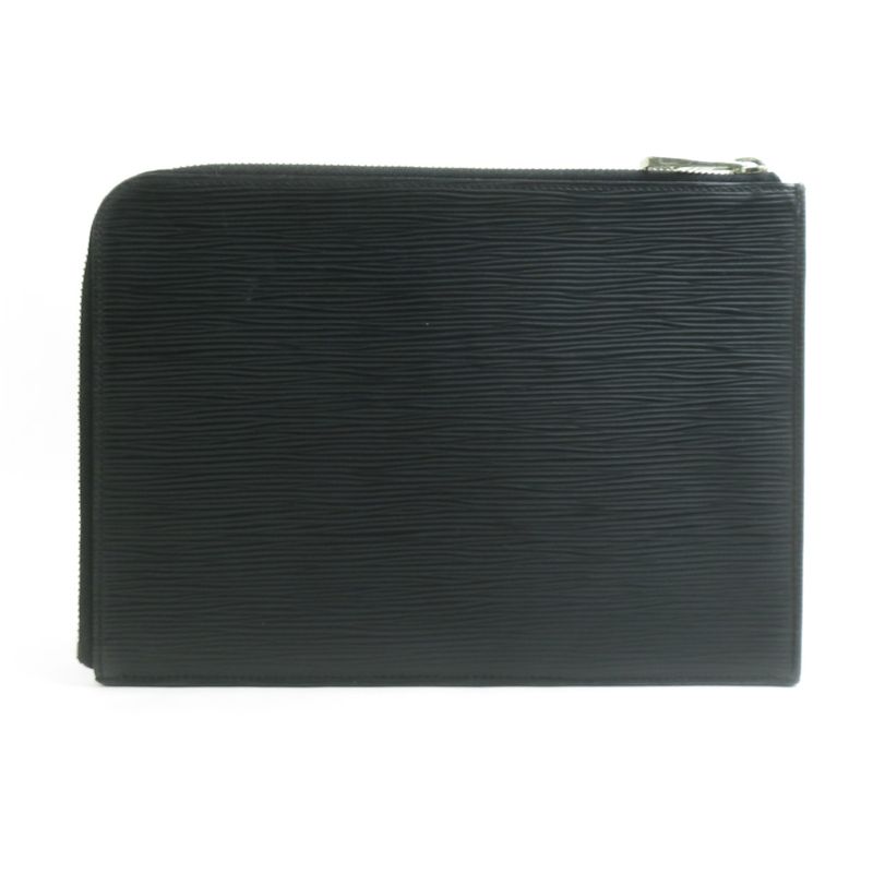 Louis Vuitton Clutch Epi Leather Black