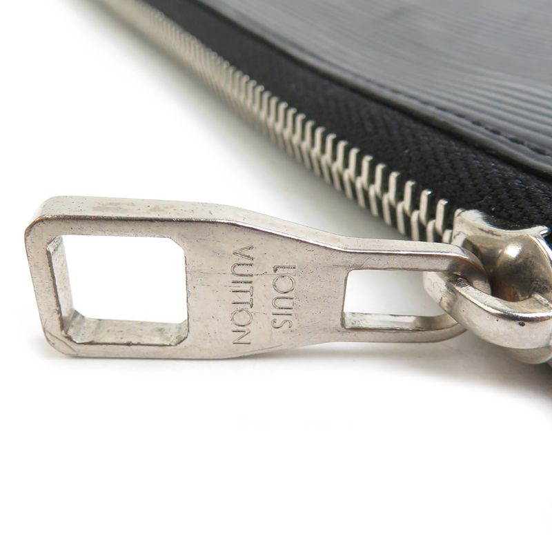 Louis Vuitton Clutch Epi Leather Black