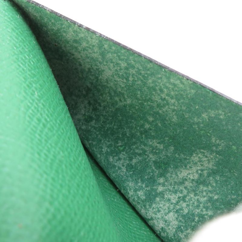 Hermes Notebook Cabas Leather Green
