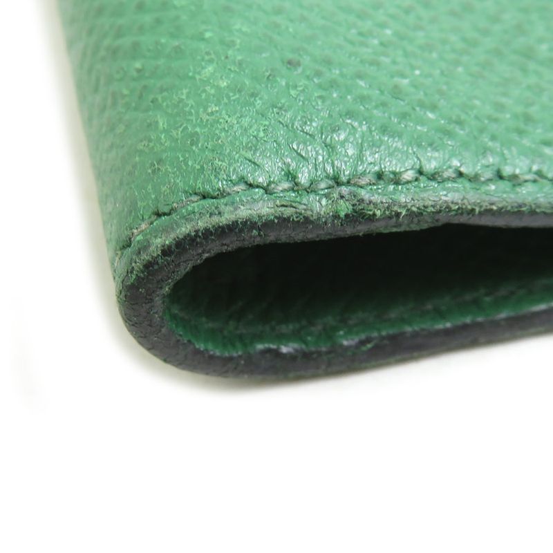 Hermes Notebook Cabas Leather Green
