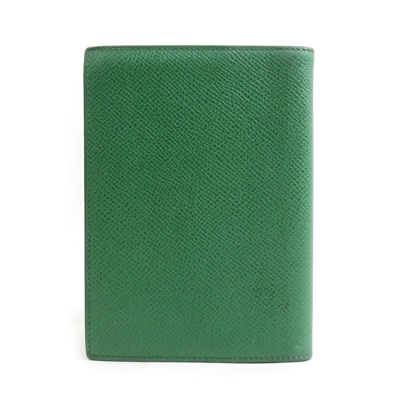Hermes Notebook Cabas Leather Green