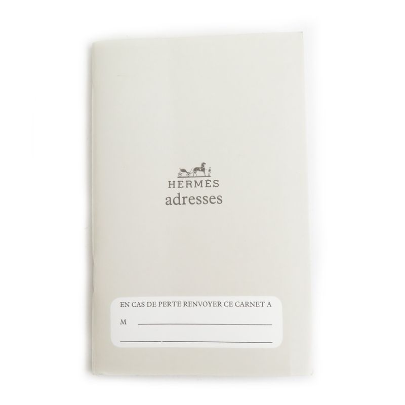 Hermes Notebook Cabas Leather Green