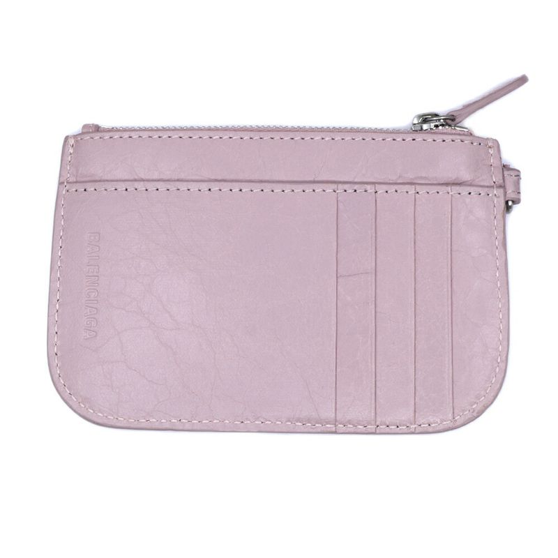 Balenciaga le Cagole Leather Clutch Hand Pink