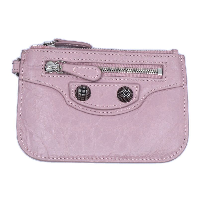 Balenciaga le Cagole Leather Clutch Hand Pink