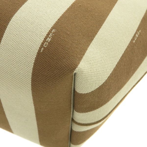 Fendi Roll Small Reversible Tote Pecan Stripe & FF