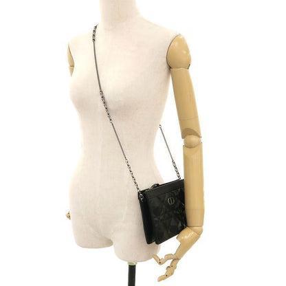 Christian Dior Caro Chain Pouch Diamond Cannage