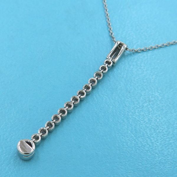 Tiffany & Co Jazz Drop Necklace Pink Sapphire & Diamond