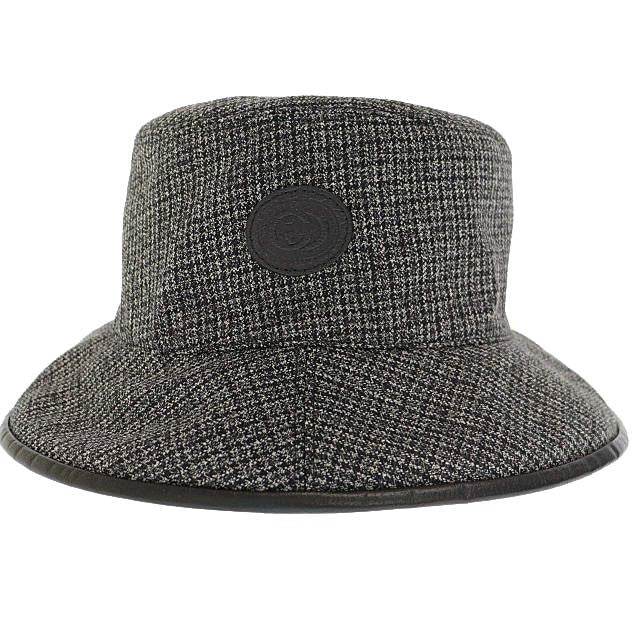 Gucci GG Plaid Reversible Bucket Hat Black White