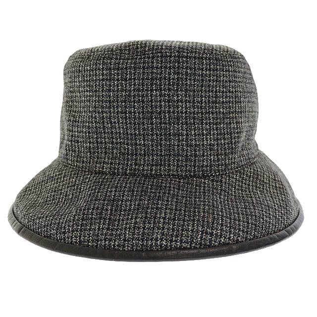 Gucci GG Plaid Reversible Bucket Hat Black White