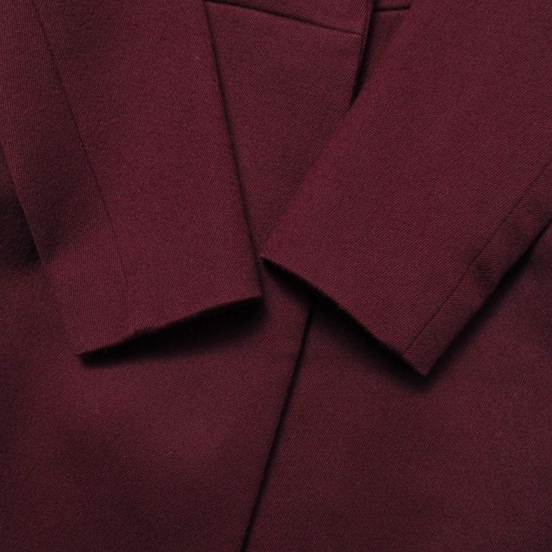 Prada Coat 38 Tucked Chesterfield Wool Long