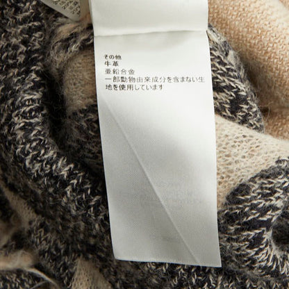 Louis Vuitton Knit Bermuda Pants M Gray Off White Wool Linen Alpaca