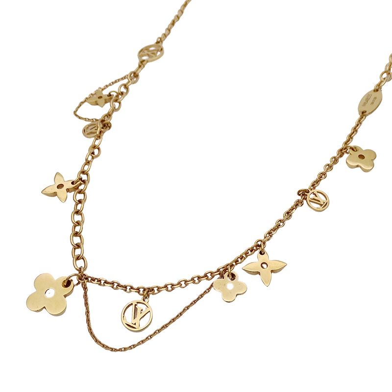 Louis Vuitton Necklace LV Collier Blooming Gold Choker