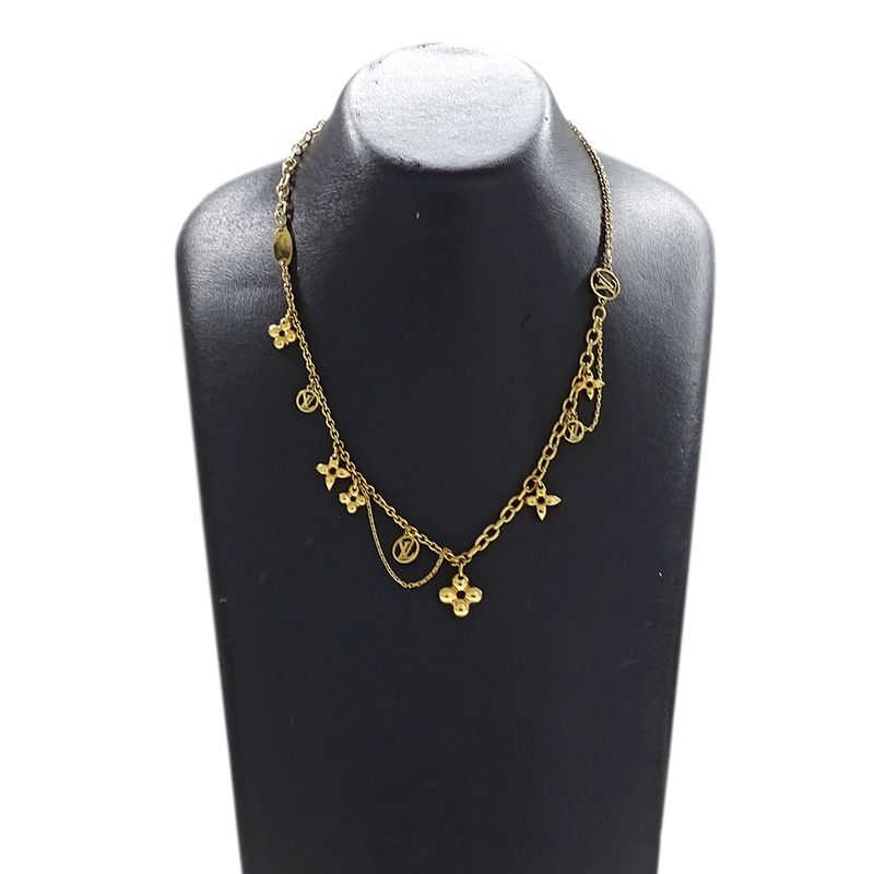 Louis Vuitton Necklace LV Collier Blooming Gold Choker
