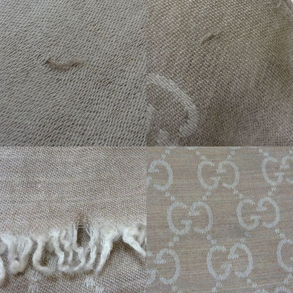 Gucci Scarf Silk Beige