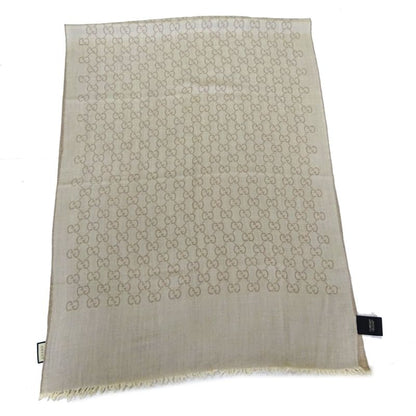 Gucci Scarf Silk Beige