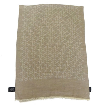 Gucci Scarf Silk Beige