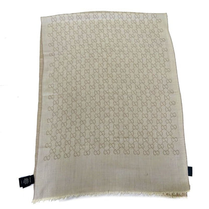 Gucci Scarf Silk Beige