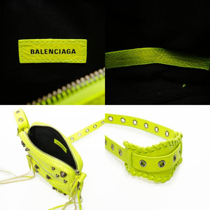 Balenciaga Shoulder Bag le Cagole Neon Yellow