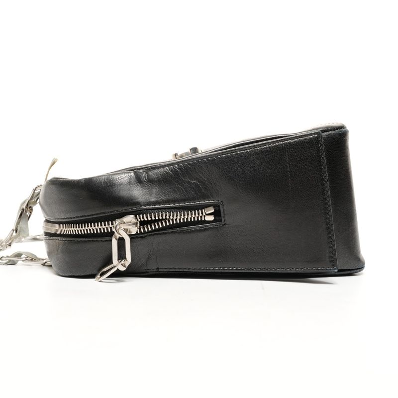 Chanel Shoulder Bag Lambskin Chain Torn Inside