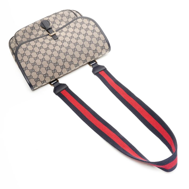 Gucci Shoulder Bag GG Canvas Navy