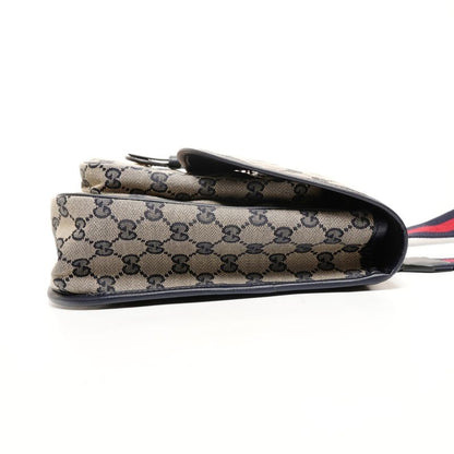 Gucci Shoulder Bag GG Canvas Navy