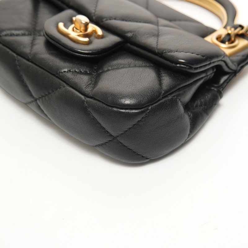Chanel Shoulder Bag Quilted Chain Clutch Mini Wallet Card