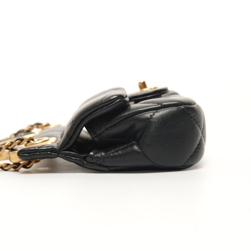 Chanel Shoulder Bag Quilted Chain Clutch Mini Wallet Card