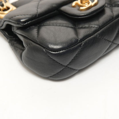 Chanel Shoulder Bag Quilted Chain Clutch Mini Wallet Card